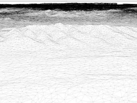 Mappa topografica dell'Irlanda per la stampa 3D di intaglio CNC Modello di stampa 3D