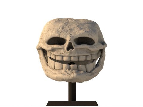 Wajah Troll untuk Pencetakan 3D Model Cetak 3D