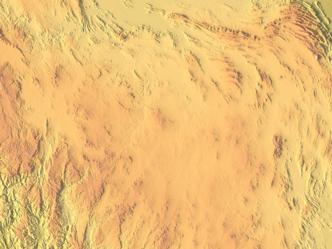 Peta Topografi Meksiko untuk Pencetakan 3D Ukiran CNC Model Cetak 3D