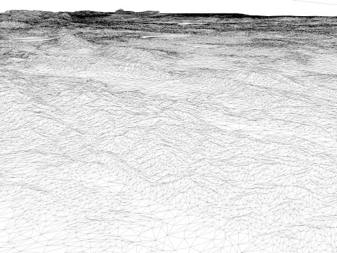 Mongolia Topographic Map for 3D Printing CNC Carving 3D Print Model