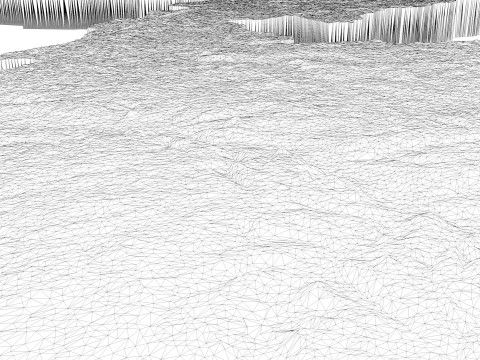 Mappa topografica dei Paesi Bassi per la stampa 3D di intaglio CNC Modello di stampa 3D