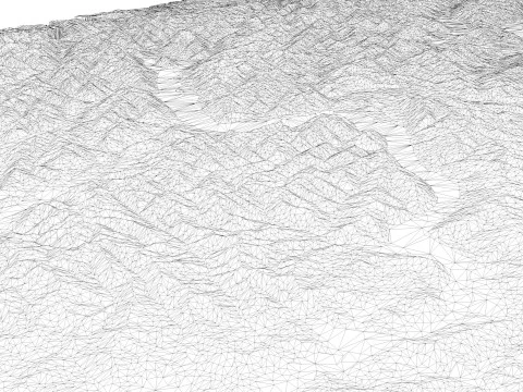 Topographic map New Zealand STL model 3D Print Model