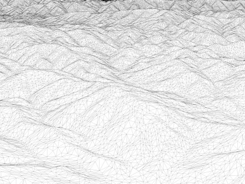 Peta Topografi Slowakia untuk Pencetakan 3D Ukiran CNC Model Cetak 3D