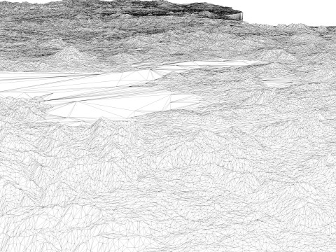 Mappa topografica della Turchia per la stampa 3D di intaglio CNC Modello di stampa 3D