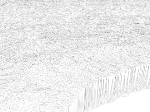 Ukraine Topographic Map for 3D Printing CNC Carving 3D Print Model