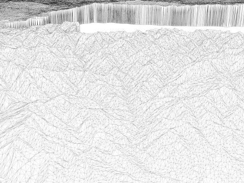 Uzbekistan Topographic Map for 3D Printing CNC Carving 3D Print Model