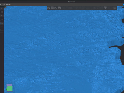 Mappa del terreno dello Zimbabwe per la stampa 3D di intaglio CNC Modello di stampa 3D