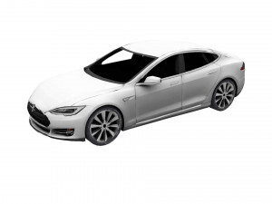 3D Tesla Model Modèle 3D