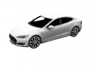 3D Tesla Model 3D Model