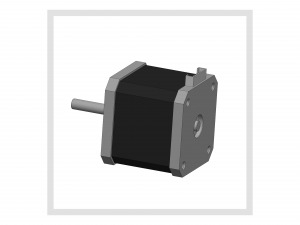 Stepper motor Nema17 17HS4401 Model 3D