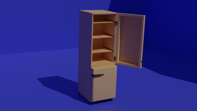 Low Poly wardrobe Modèle 3D .c4d .max .obj .3ds .fbx .stl .blend 