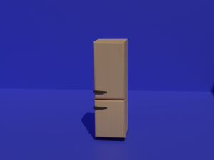 Low Poly wardrobe Modèle 3D