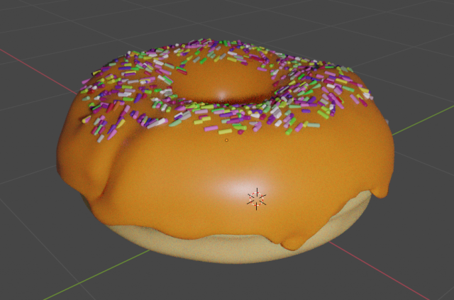Donut 3Dモデル .c4d .max .obj .3ds .fbx .stl .blend 