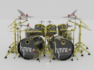 Drum kit Double bass DW DRUM Model 3D