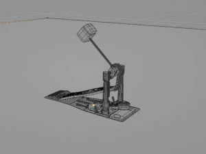 Pedals Drum DW 3D Model