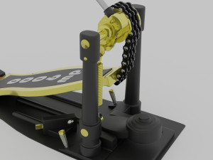 Pedals Drum DW Model 3D