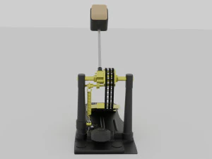 Pedals Drum DW 3D Model