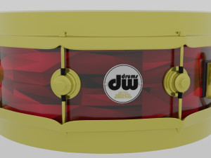 Snare Drum DW 3D Model
