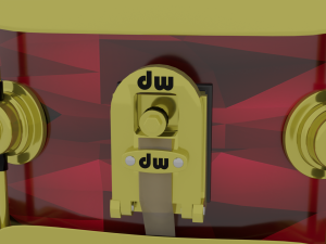Snare Drum DW 3D Model