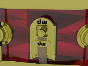 Snare Drum DW 3D Model