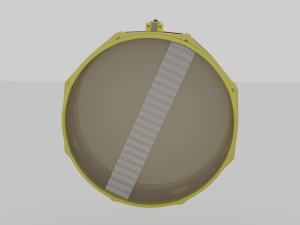 Snare Drum DW 3D Model