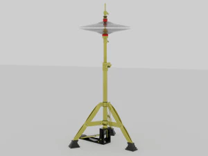 シンバルハイハット 3Dモデル