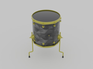 Drum tom floor Modelo 3D
