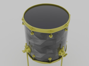 Drum tom floor Modelo 3D