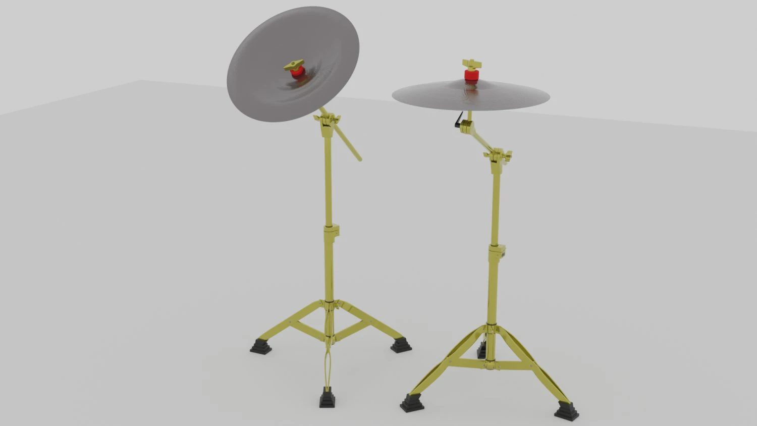 Symbal crash and china 3D Model .c4d .max .obj .3ds .fbx .stl .blend