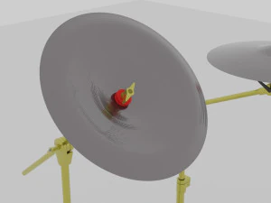 Symbal crash and china 3D Model