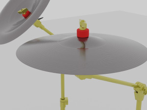 Symbal crash and china 3D 모델