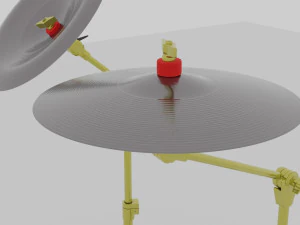 Symbal crash and china 3D Model