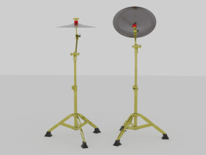 Symbal crash and china 3D 모델