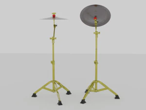 Symbal crash and china 3D Model