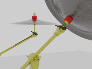 Symbal crash and china 3D 모델