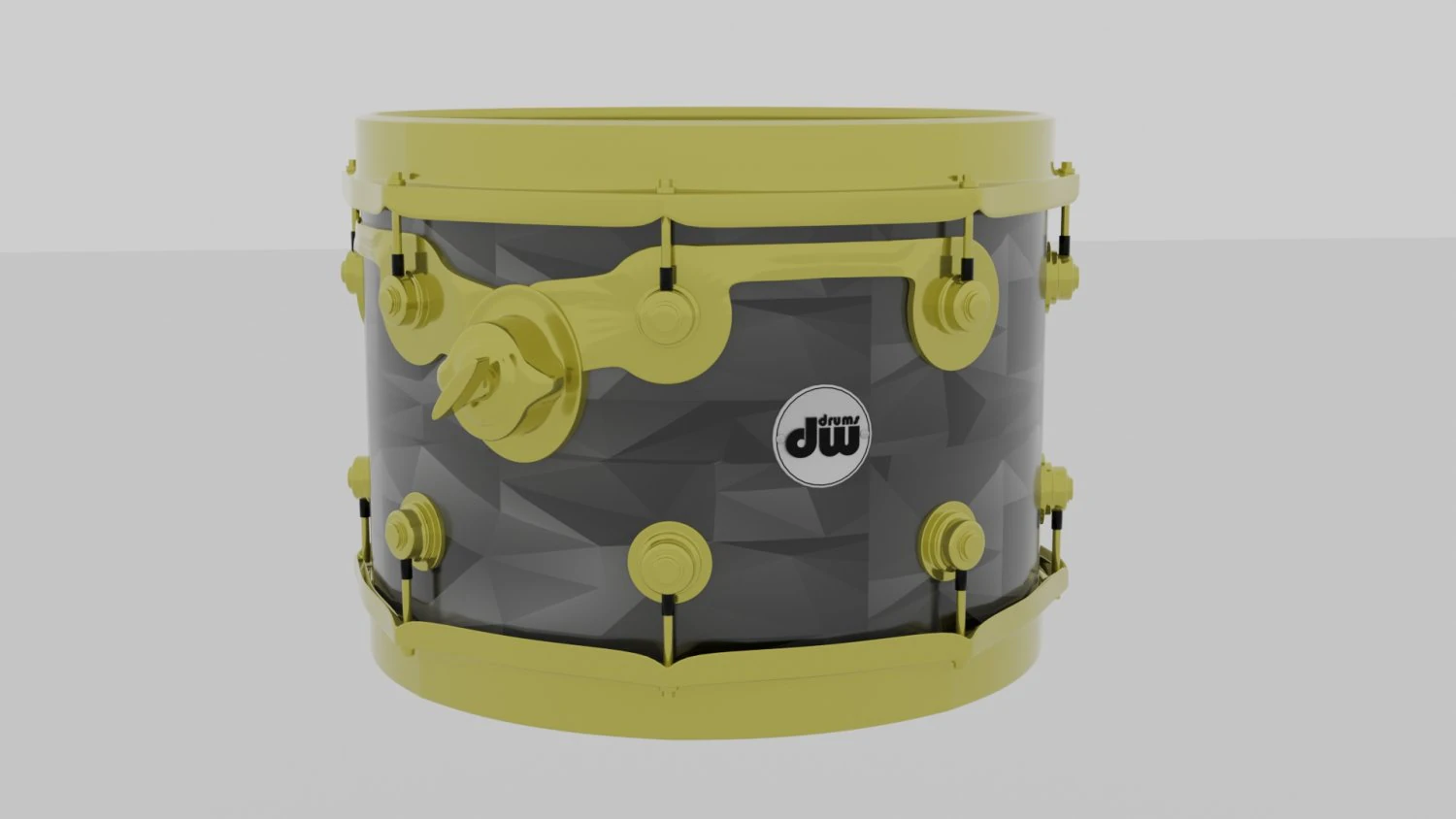 Drum tom 3D Model .c4d .max .obj .3ds .fbx .stl .blend 