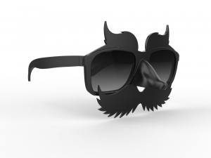 Spy Disguise Glasses 3D-Druckmodell