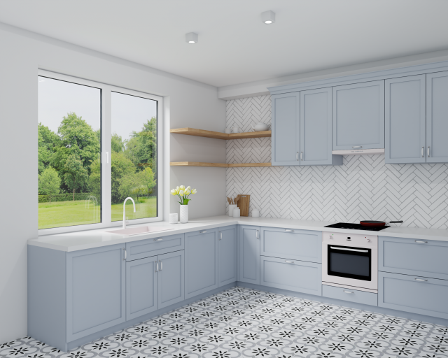 Kitchen 3D Model .c4d .max .obj .3ds .fbx .stl .blend 
