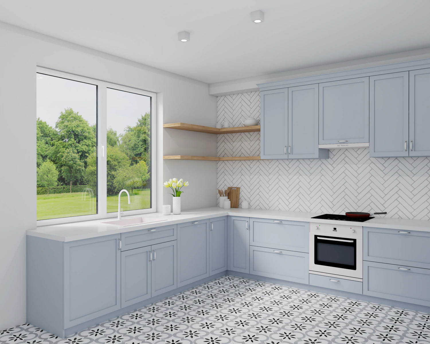 Kitchen 3D Model .c4d .max .obj .3ds .fbx .stl .blend