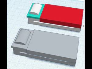 Cartoon Bed Model 3D Model