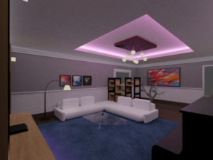 Living Room Model 3D Модель