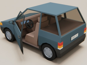 Car Model Cartoon 3D Модель