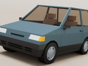 Car Model Cartoon 3D मॉडल