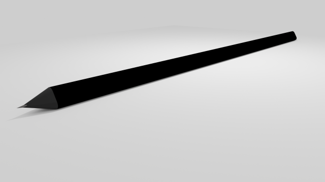 Pencil 3D Модель .c4d .max .obj .3ds .fbx .stl .blend 