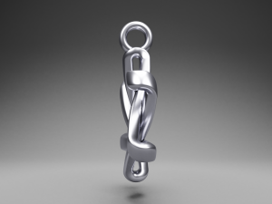Pendant Star of David 3dprint Model 3Dプリントモデル