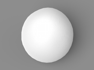 White Chicken Egg Model 3D