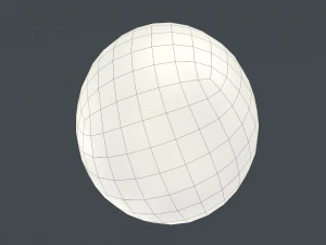 White Chicken Egg 3D Model