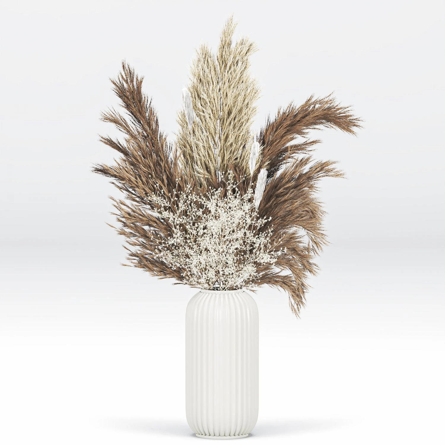 Pampas-grass-decor-01 3D Model .c4d .max .obj .3ds .fbx .stl .blend