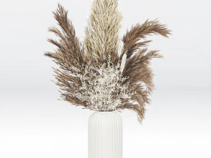 Pampasgras-decor-01 3D Model