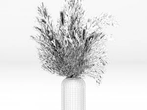 Pampas-grass-decor-01 3D Model